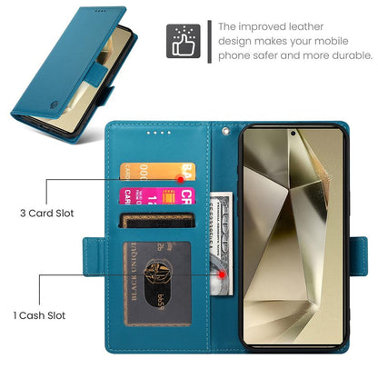 Samsung Galaxy S25 Ultra 5G Wallet Case - Luxury Magnetic PU Leather Flip Cover with Card Slots, Stand & Shockproof Protection