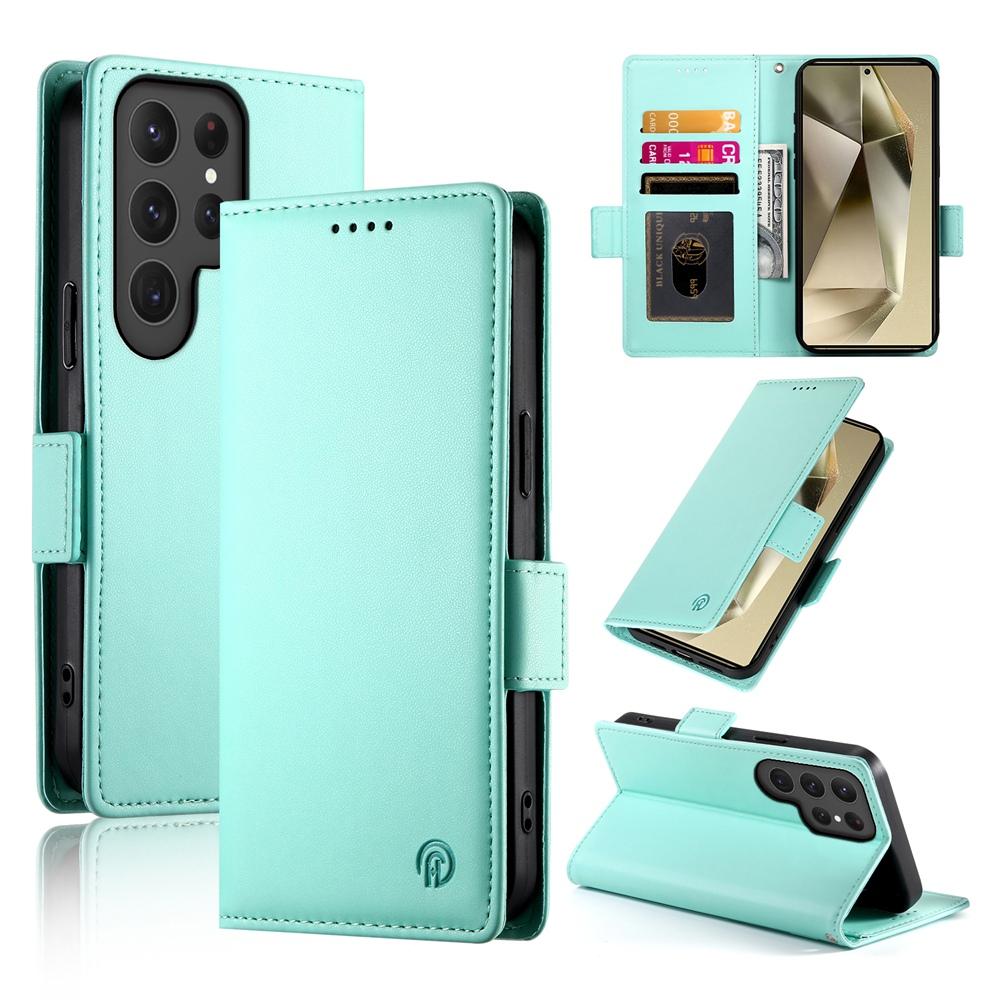 Samsung Galaxy S25 Ultra 5G Wallet Case - Luxury Magnetic PU Leather Flip Cover with Card Slots, Stand & Shockproof Protection