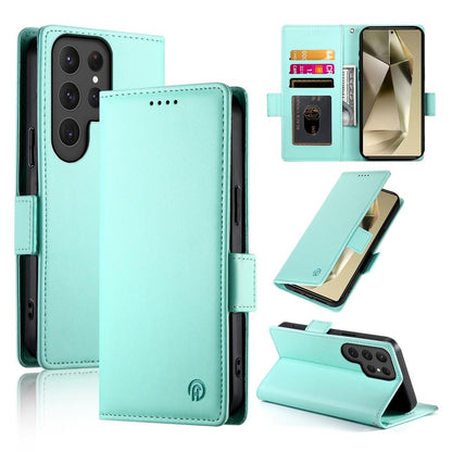 Samsung Galaxy S25 Ultra 5G Wallet Case - Luxury Magnetic PU Leather Flip Cover with Card Slots, Stand & Shockproof Protection