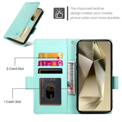 Samsung Galaxy S25 Ultra 5G Wallet Case - Luxury Magnetic PU Leather Flip Cover with Card Slots, Stand & Shockproof Protection