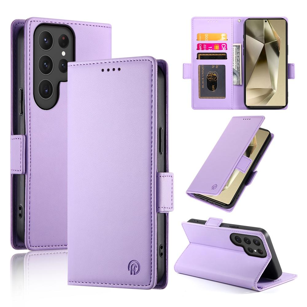 Samsung Galaxy S25 Ultra 5G Wallet Case - Luxury Magnetic PU Leather Flip Cover with Card Slots, Stand & Shockproof Protection