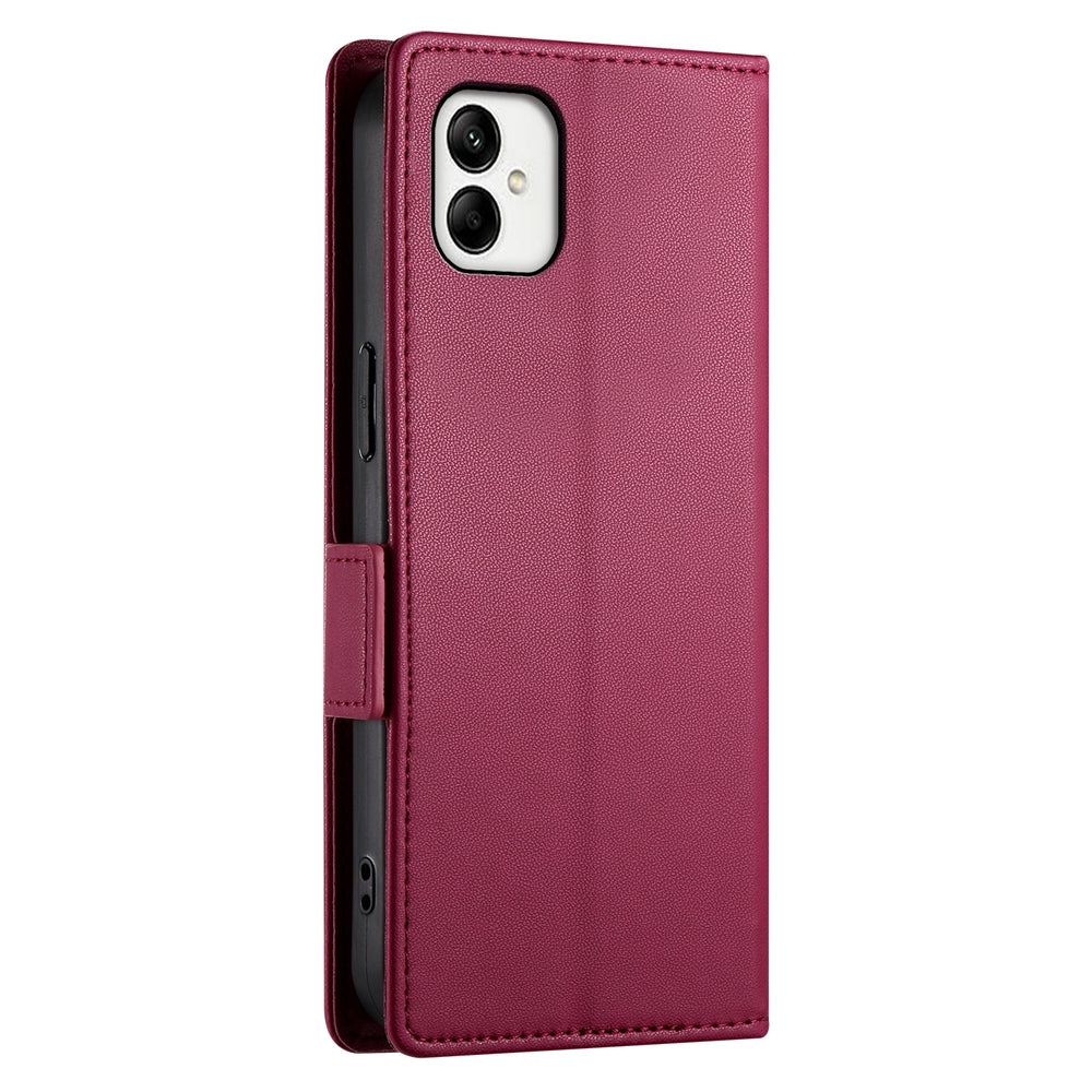 Samsung Galaxy A05 Wallet Case - Luxury Magnetic PU Leather Flip Cover with Card Slots, Stand & Shockproof Protection