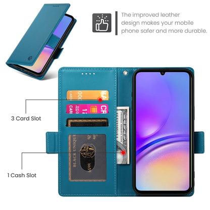 Samsung Galaxy A05 Wallet Case - Luxury Magnetic PU Leather Flip Cover with Card Slots, Stand & Shockproof Protection