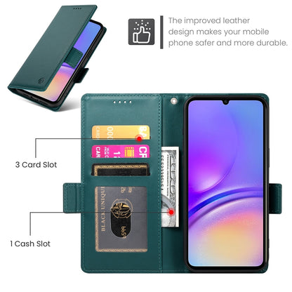 Samsung Galaxy A05 Wallet Case - Luxury Magnetic PU Leather Flip Cover with Card Slots, Stand & Shockproof Protection