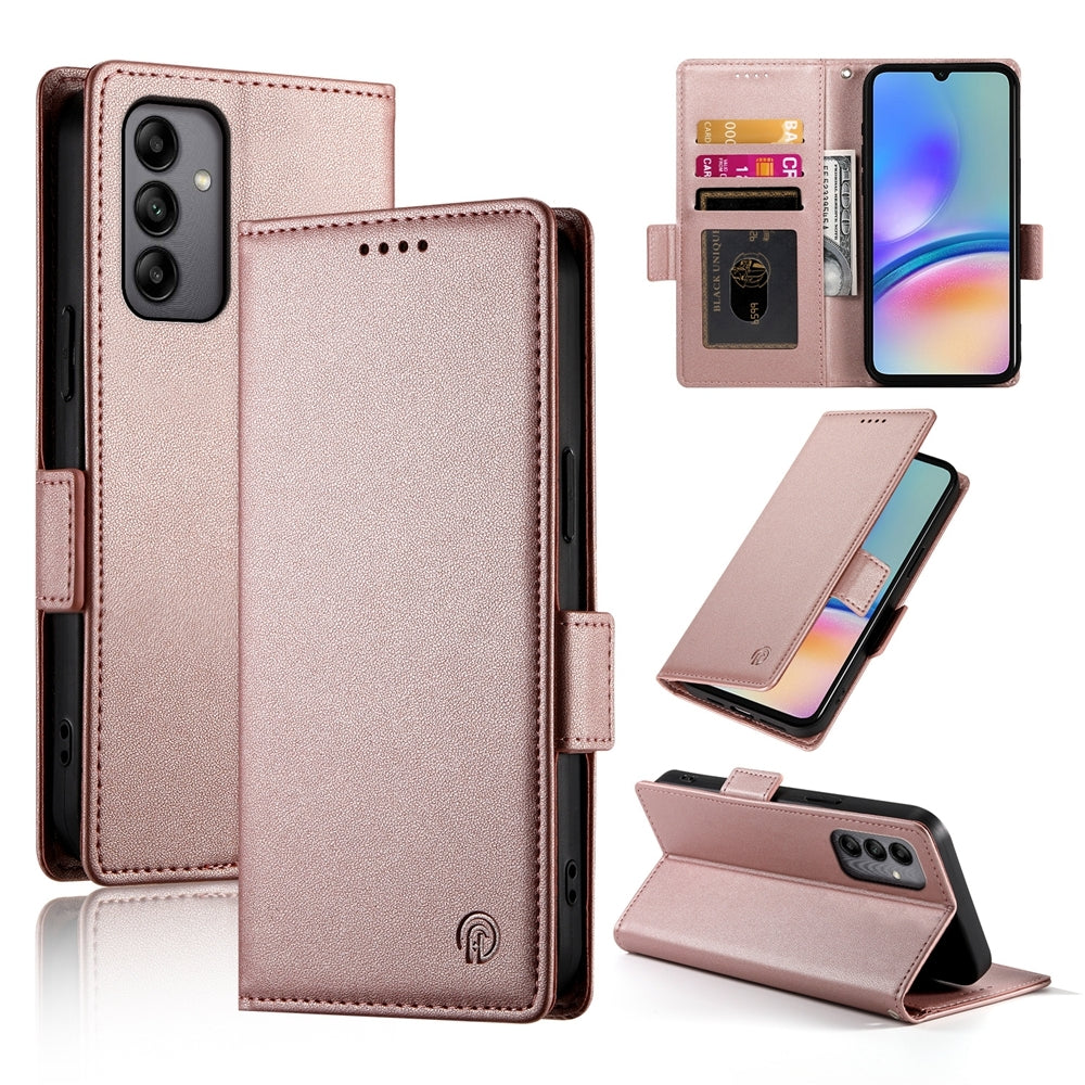 Samsung Galaxy A05s Wallet Case - Luxury Magnetic PU Leather Flip Cover with Card Slots, Stand & Shockproof Protection