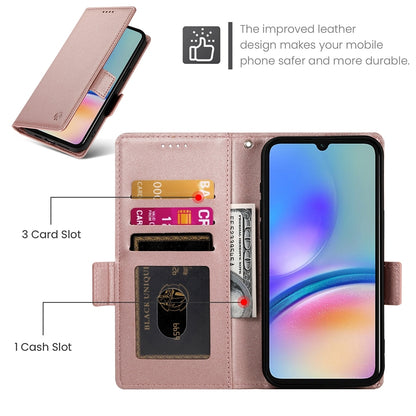 Samsung Galaxy A05s Wallet Case - Luxury Magnetic PU Leather Flip Cover with Card Slots, Stand & Shockproof Protection