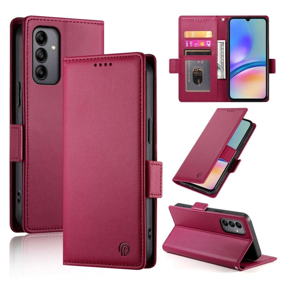 Samsung Galaxy A05s Wallet Case - Luxury Magnetic PU Leather Flip Cover with Card Slots, Stand & Shockproof Protection