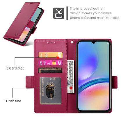 Samsung Galaxy A05s Wallet Case - Luxury Magnetic PU Leather Flip Cover with Card Slots, Stand & Shockproof Protection