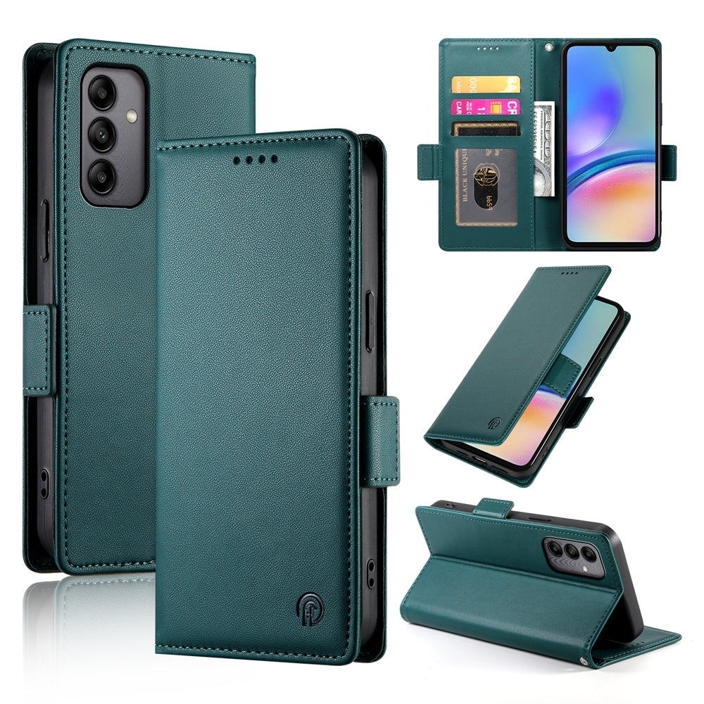 Samsung Galaxy A05s Wallet Case - Luxury Magnetic PU Leather Flip Cover with Card Slots, Stand & Shockproof Protection