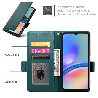 Samsung Galaxy A05s Wallet Case - Luxury Magnetic PU Leather Flip Cover with Card Slots, Stand & Shockproof Protection