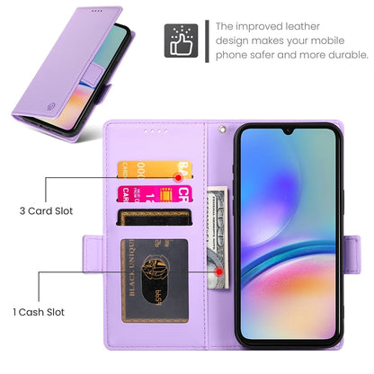 Samsung Galaxy A05s Wallet Case - Luxury Magnetic PU Leather Flip Cover with Card Slots, Stand & Shockproof Protection
