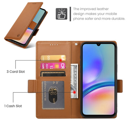 Samsung Galaxy A05s Wallet Case - Luxury Magnetic PU Leather Flip Cover with Card Slots, Stand & Shockproof Protection