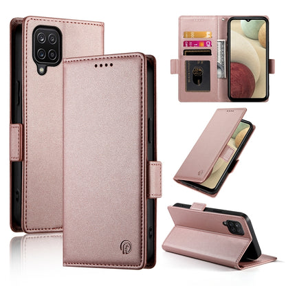 Samsung Galaxy A12 5G Wallet Case - Luxury Magnetic PU Leather Flip Cover with Card Slots, Stand & Shockproof Protection