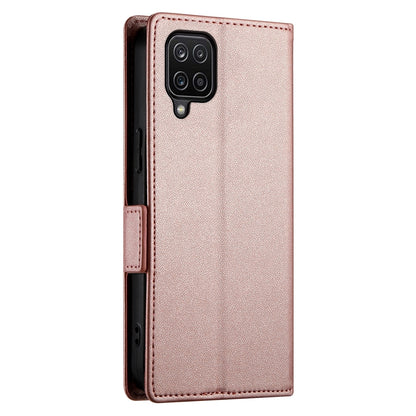 Samsung Galaxy M12 Wallet Case - Luxury Magnetic PU Leather Flip Cover with Card Slots, Stand & Shockproof Protection