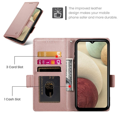 Samsung Galaxy M12 Wallet Case - Luxury Magnetic PU Leather Flip Cover with Card Slots, Stand & Shockproof Protection