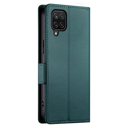 Samsung Galaxy M12 Wallet Case - Luxury Magnetic PU Leather Flip Cover with Card Slots, Stand & Shockproof Protection