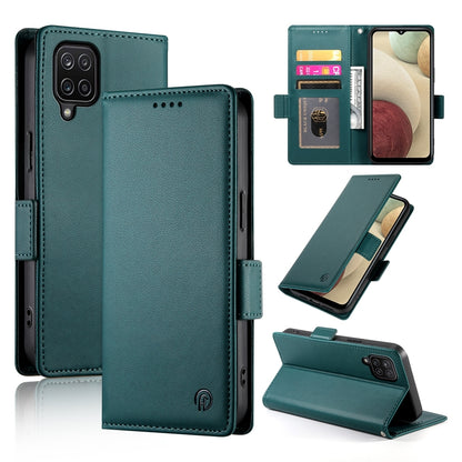 Samsung Galaxy M12 Wallet Case - Luxury Magnetic PU Leather Flip Cover with Card Slots, Stand & Shockproof Protection