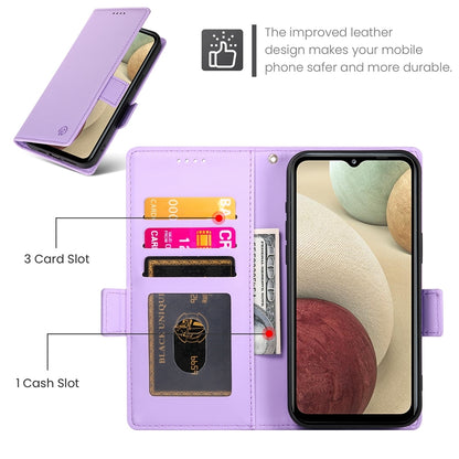 Samsung Galaxy A12 5G Wallet Case - Luxury Magnetic PU Leather Flip Cover with Card Slots, Stand & Shockproof Protection