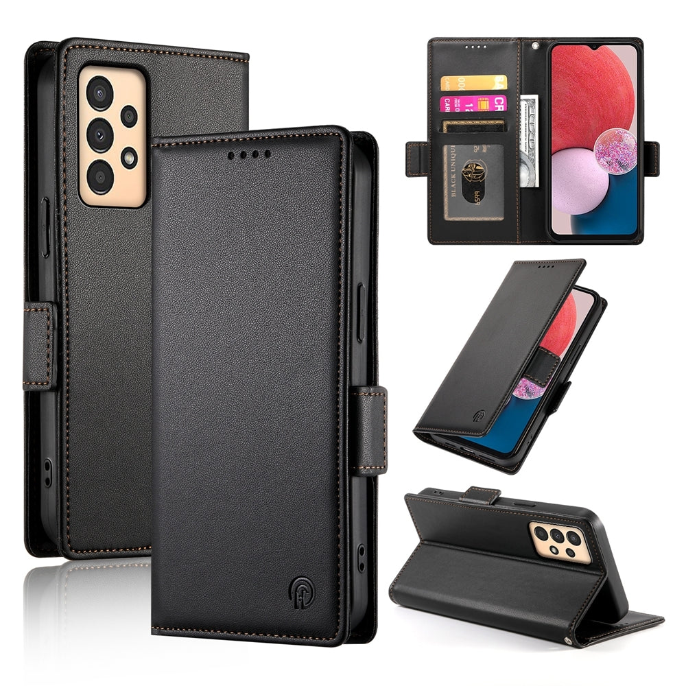 Samsung Galaxy A13 4G/5G Wallet Case - Luxury Magnetic PU Leather Flip Cover with Card Slots, Stand & Shockproof Protection