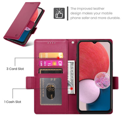 Samsung Galaxy A04s Wallet Case - Luxury Magnetic PU Leather Flip Cover with Card Slots, Stand & Shockproof Protection
