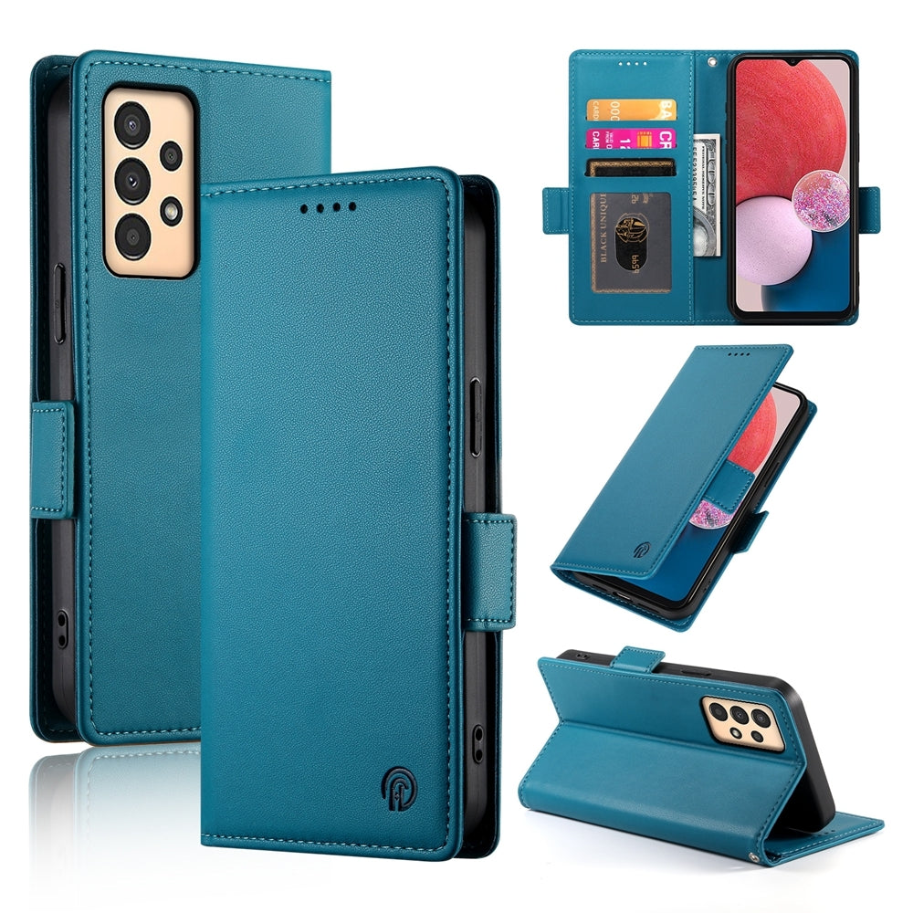 Samsung Galaxy A13 4G/5G Wallet Case - Luxury Magnetic PU Leather Flip Cover with Card Slots, Stand & Shockproof Protection