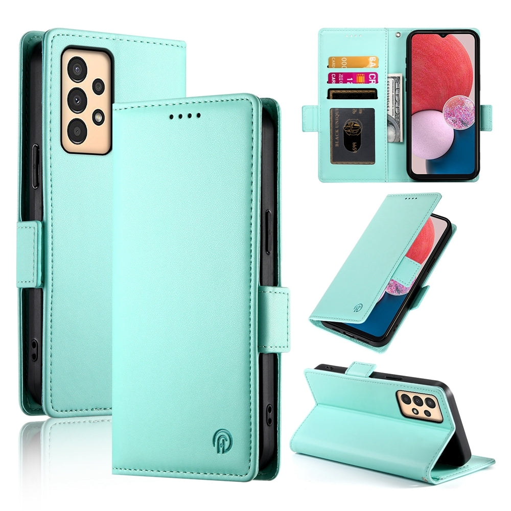 Samsung Galaxy A13 4G/5G Wallet Case - Luxury Magnetic PU Leather Flip Cover with Card Slots, Stand & Shockproof Protection