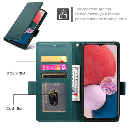 Samsung Galaxy A04s Wallet Case - Luxury Magnetic PU Leather Flip Cover with Card Slots, Stand & Shockproof Protection