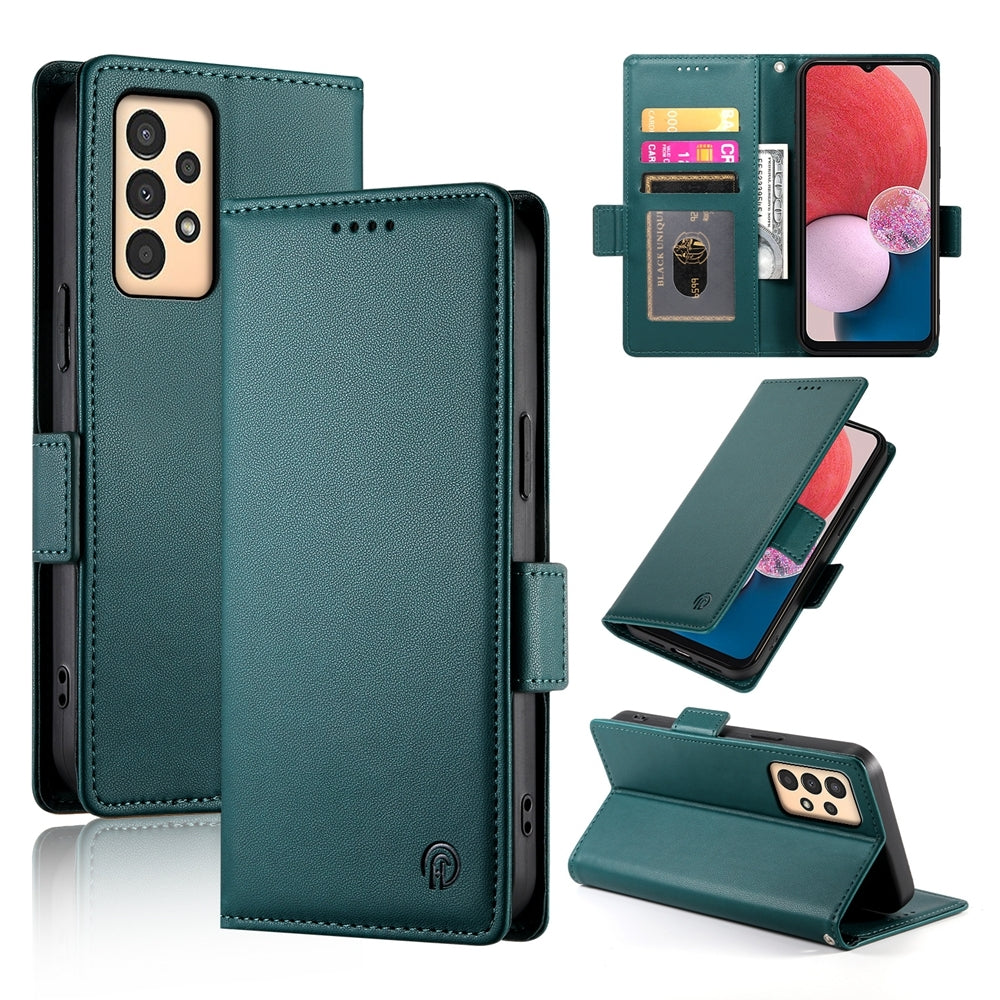 Samsung Galaxy A04s Wallet Case - Luxury Magnetic PU Leather Flip Cover with Card Slots, Stand & Shockproof Protection