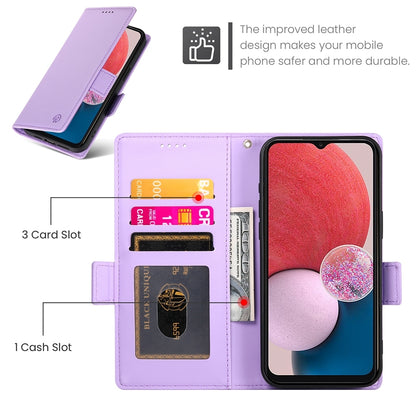 Samsung Galaxy A13 4G/5G Wallet Case - Luxury Magnetic PU Leather Flip Cover with Card Slots, Stand & Shockproof Protection