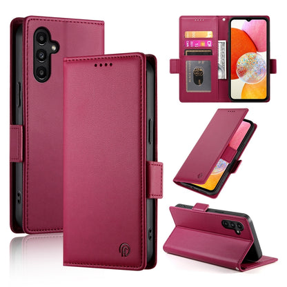 Samsung Galaxy A14 4G/5G Wallet Case - Luxury Magnetic PU Leather Flip Cover with Card Slots, Stand & Shockproof Protection