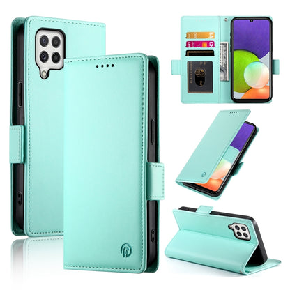 Samsung Galaxy A22 4G Wallet Case - Luxury Magnetic PU Leather Flip Cover with Card Slots, Stand & Shockproof Protection
