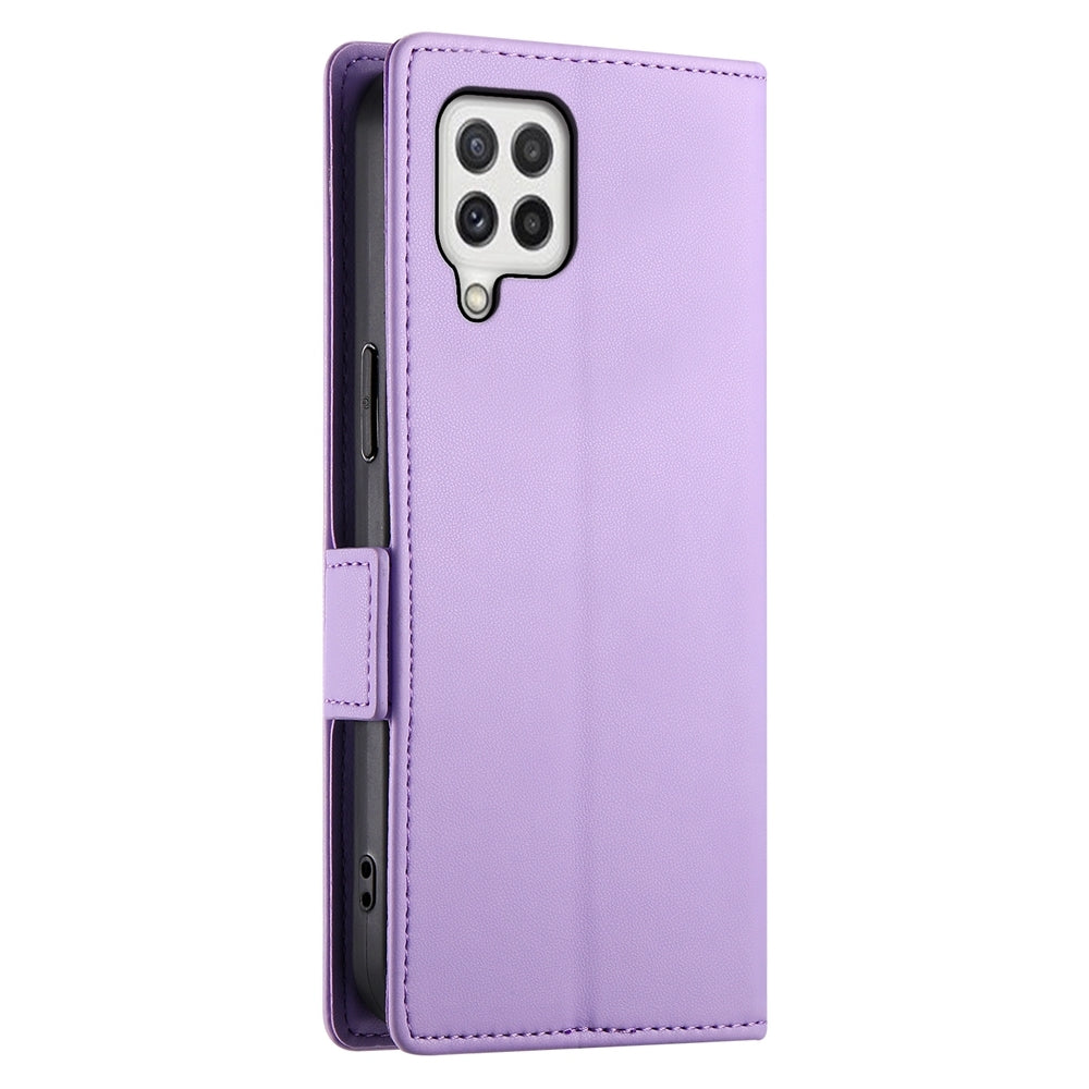 Samsung Galaxy A22 4G Wallet Case - Luxury Magnetic PU Leather Flip Cover with Card Slots, Stand & Shockproof Protection