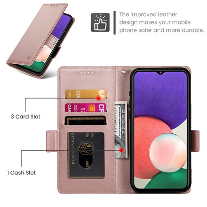 Samsung Galaxy F42 5G Wallet Case - Luxury Magnetic PU Leather Flip Cover with Card Slots, Stand & Shockproof Protection