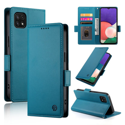 Samsung Galaxy A22 5G Wallet Case - Luxury Magnetic PU Leather Flip Cover with Card Slots, Stand & Shockproof Protection