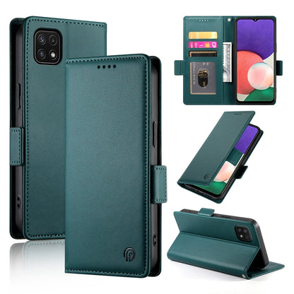 Samsung Galaxy A22 5G Wallet Case - Luxury Magnetic PU Leather Flip Cover with Card Slots, Stand & Shockproof Protection