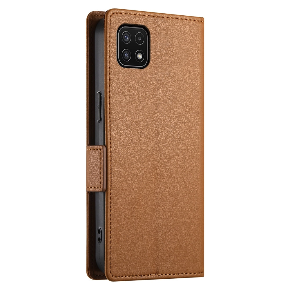 Samsung Galaxy F42 5G Wallet Case - Luxury Magnetic PU Leather Flip Cover with Card Slots, Stand & Shockproof Protection