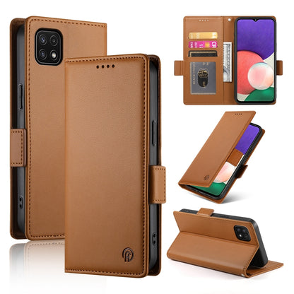 Samsung Galaxy F42 5G Wallet Case - Luxury Magnetic PU Leather Flip Cover with Card Slots, Stand & Shockproof Protection