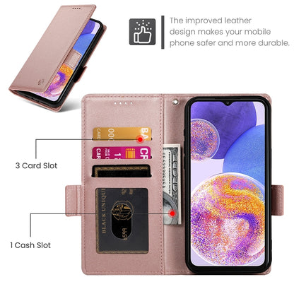 Samsung Galaxy A23 4G/5G Wallet Case - Luxury Magnetic PU Leather Flip Cover with Card Slots, Stand & Shockproof Protection