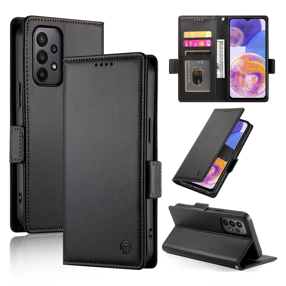 Samsung Galaxy A23 4G/5G Wallet Case - Luxury Magnetic PU Leather Flip Cover with Card Slots, Stand & Shockproof Protection