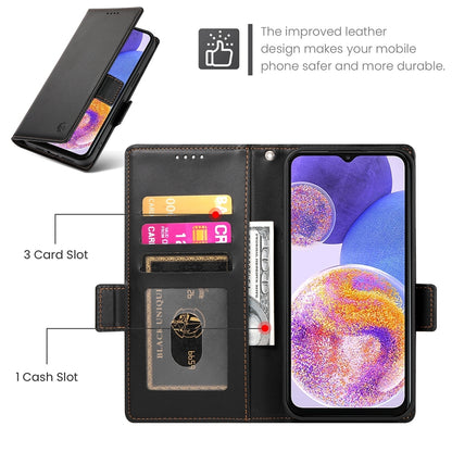 Samsung Galaxy A23 4G/5G Wallet Case - Luxury Magnetic PU Leather Flip Cover with Card Slots, Stand & Shockproof Protection