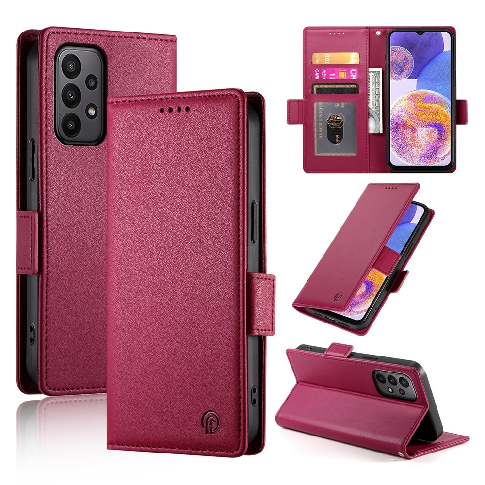 Samsung Galaxy A23 4G/5G Wallet Case - Luxury Magnetic PU Leather Flip Cover with Card Slots, Stand & Shockproof Protection