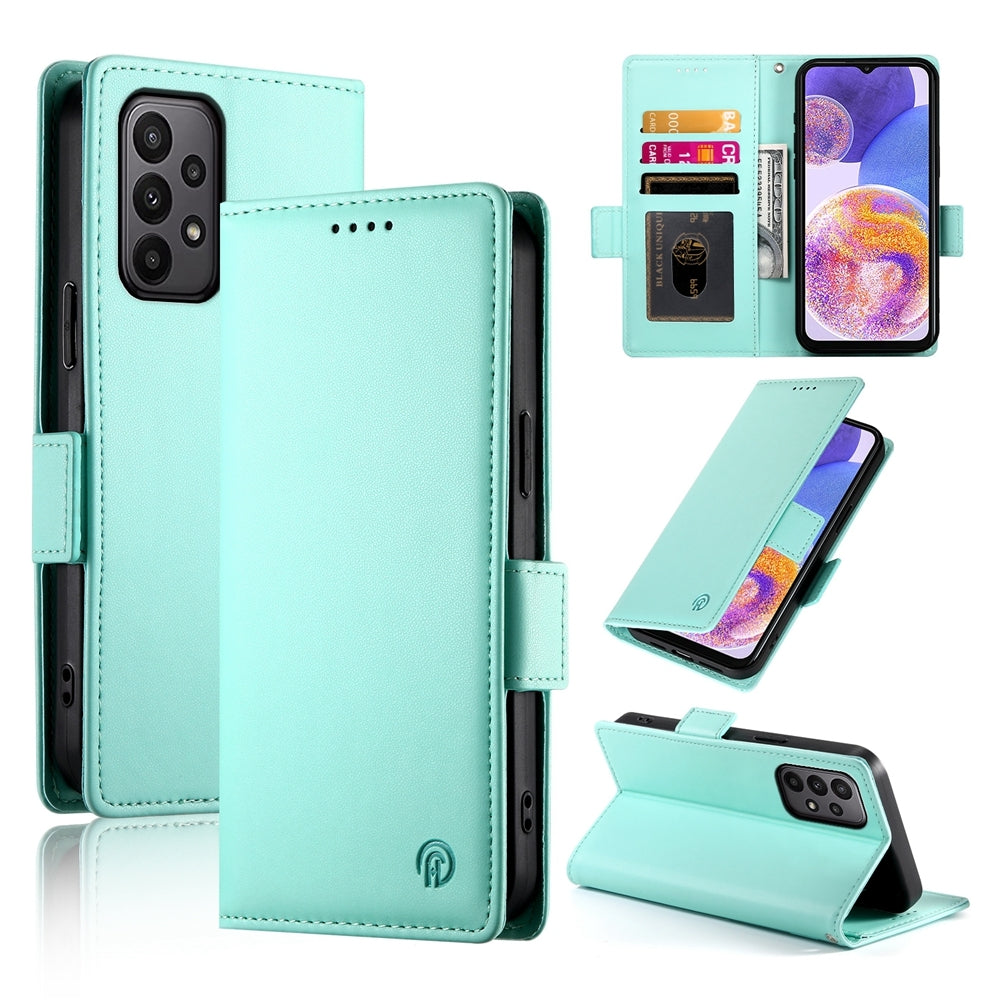 Samsung Galaxy A23 4G/5G Wallet Case - Luxury Magnetic PU Leather Flip Cover with Card Slots, Stand & Shockproof Protection