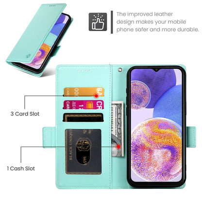 Samsung Galaxy A23 4G/5G Wallet Case - Luxury Magnetic PU Leather Flip Cover with Card Slots, Stand & Shockproof Protection