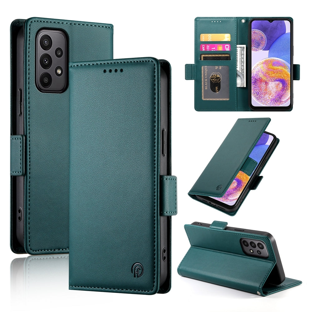 Samsung Galaxy A23 4G/5G Wallet Case - Luxury Magnetic PU Leather Flip Cover with Card Slots, Stand & Shockproof Protection