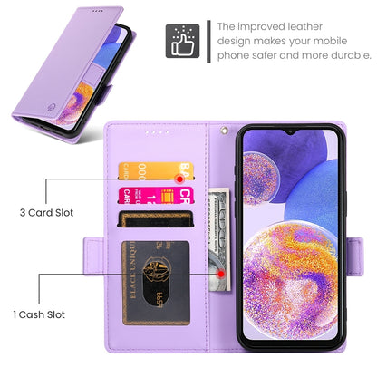 Samsung Galaxy A23 4G/5G Wallet Case - Luxury Magnetic PU Leather Flip Cover with Card Slots, Stand & Shockproof Protection