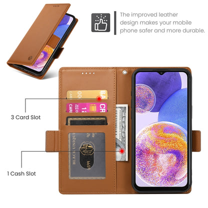 Samsung Galaxy A23 4G/5G Wallet Case - Luxury Magnetic PU Leather Flip Cover with Card Slots, Stand & Shockproof Protection