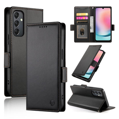 Samsung Galaxy A24 4G Global Wallet Case - Luxury Magnetic PU Leather Flip Cover with Card Slots, Stand & Shockproof Protection