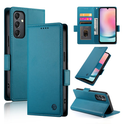 Samsung Galaxy A24 4G Global Wallet Case - Luxury Magnetic PU Leather Flip Cover with Card Slots, Stand & Shockproof Protection