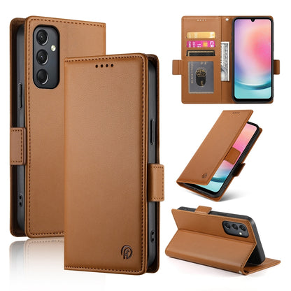 Samsung Galaxy A24 4G Global Wallet Case - Luxury Magnetic PU Leather Flip Cover with Card Slots, Stand & Shockproof Protection