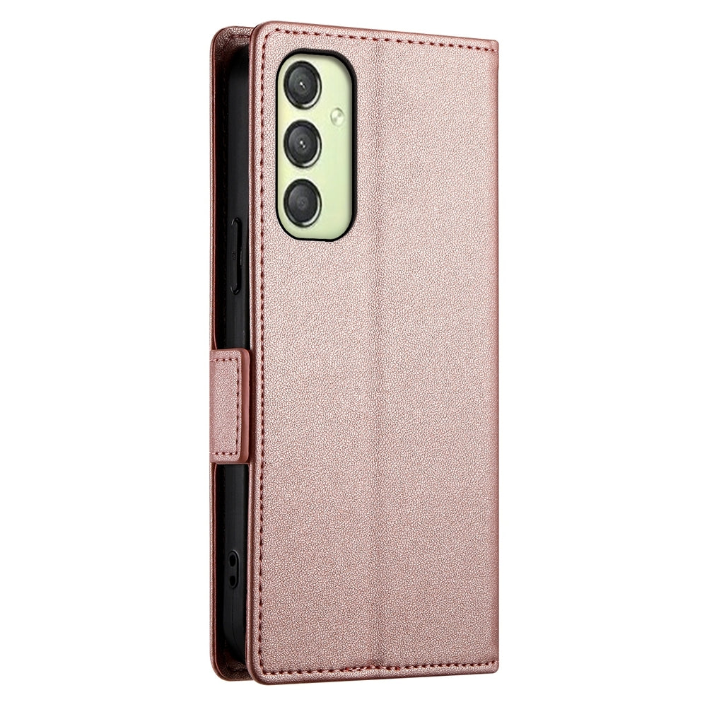 Samsung Galaxy A25 5G Global Wallet Case - Luxury Magnetic PU Leather Flip Cover with Card Slots, Stand & Shockproof Protection